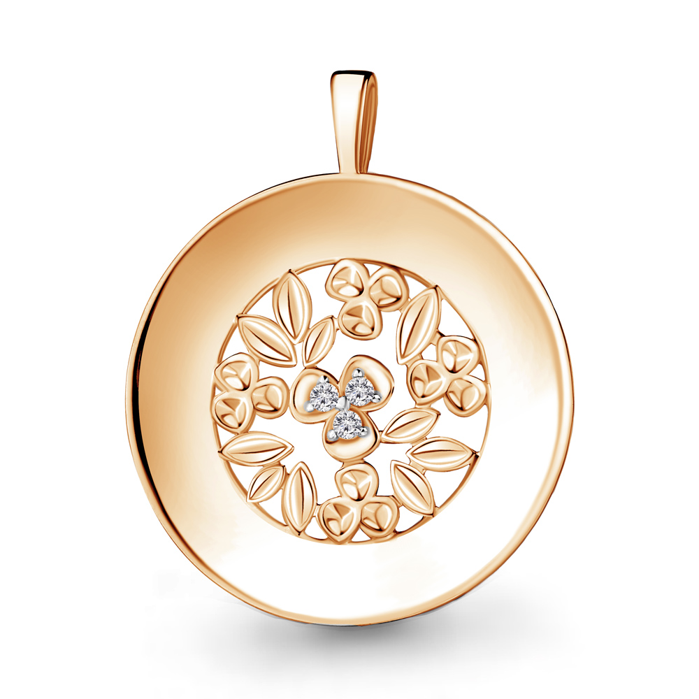 

Подвеска из серебра с фианитом Aquamarine 24349_925_з, 24349_925_з