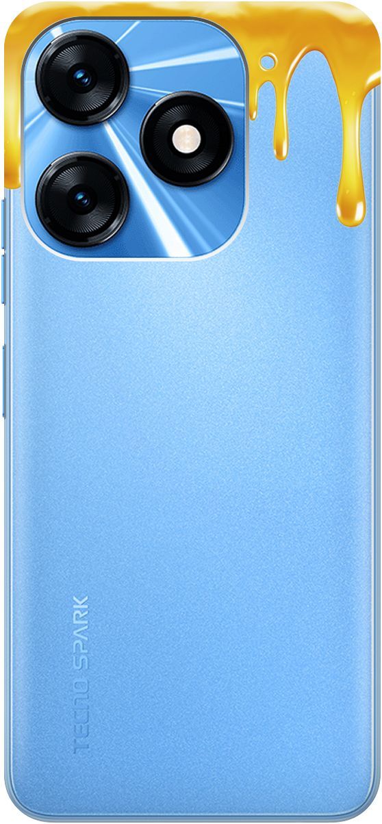 

Силиконовый чехол на Tecno Spark 10 "Honey" прозрачный, Прозрачный;желтый, 159542