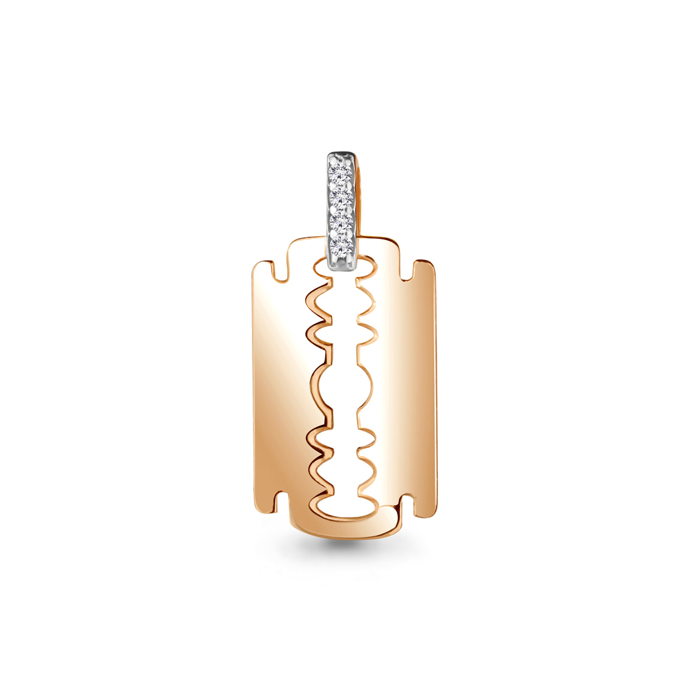 

Подвеска из серебра с фианитом Aquamarine 24345А_925_з, 24345А_925_з