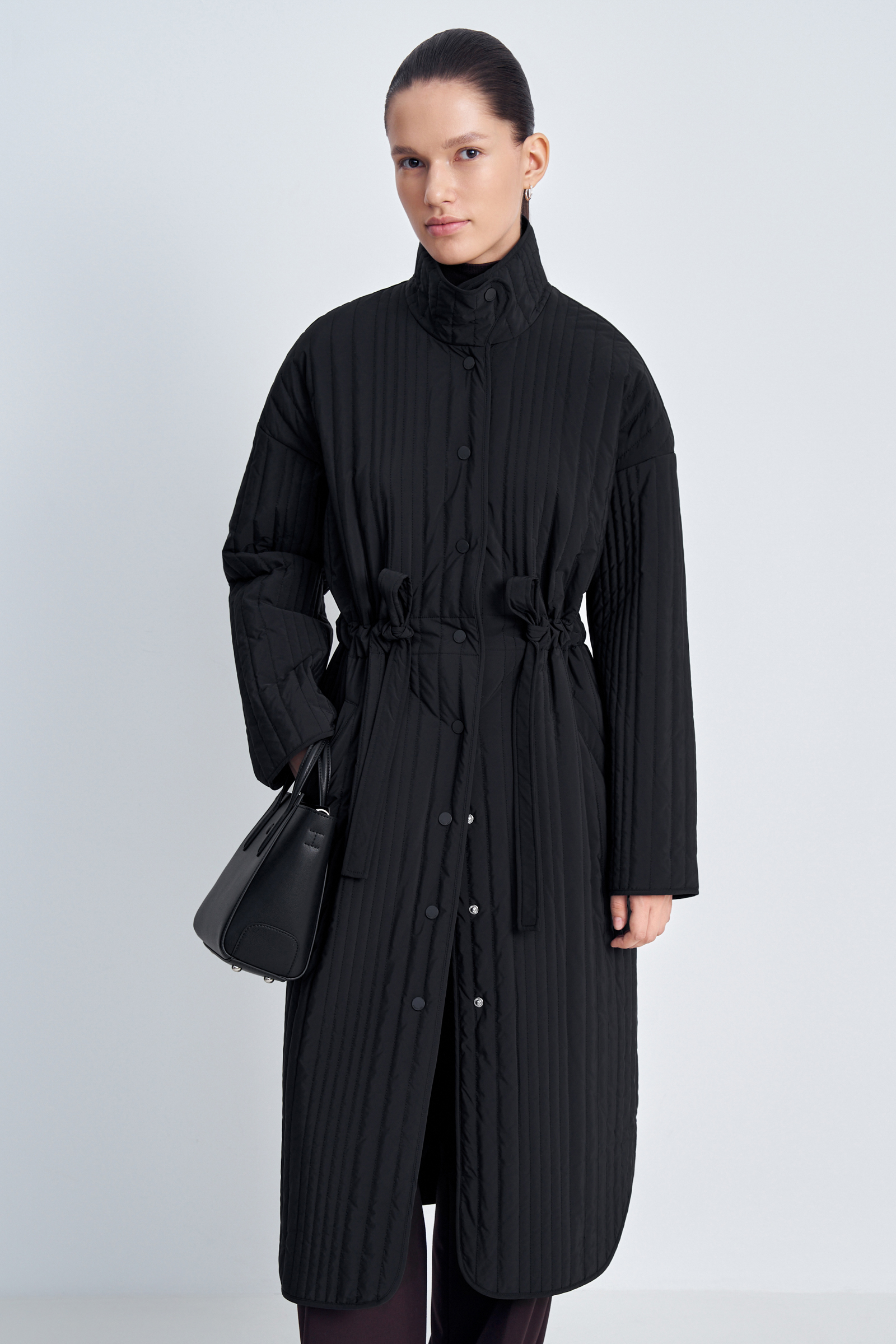 

Пальто женское Finn Flare FAE11098 черное XS, Черный, FAE11098