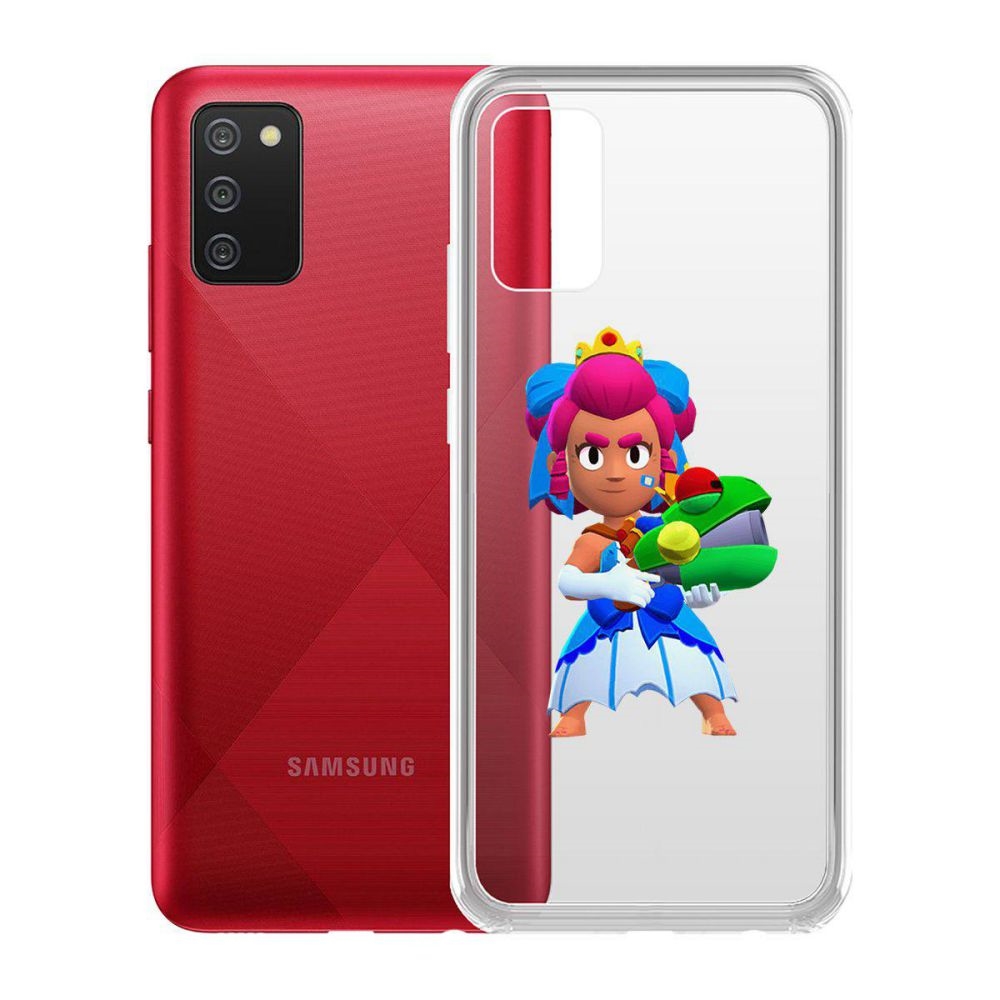Чехол-накладка Brawl Stars-Принцесса Шелли для Samsung Galaxy A02s (A025)