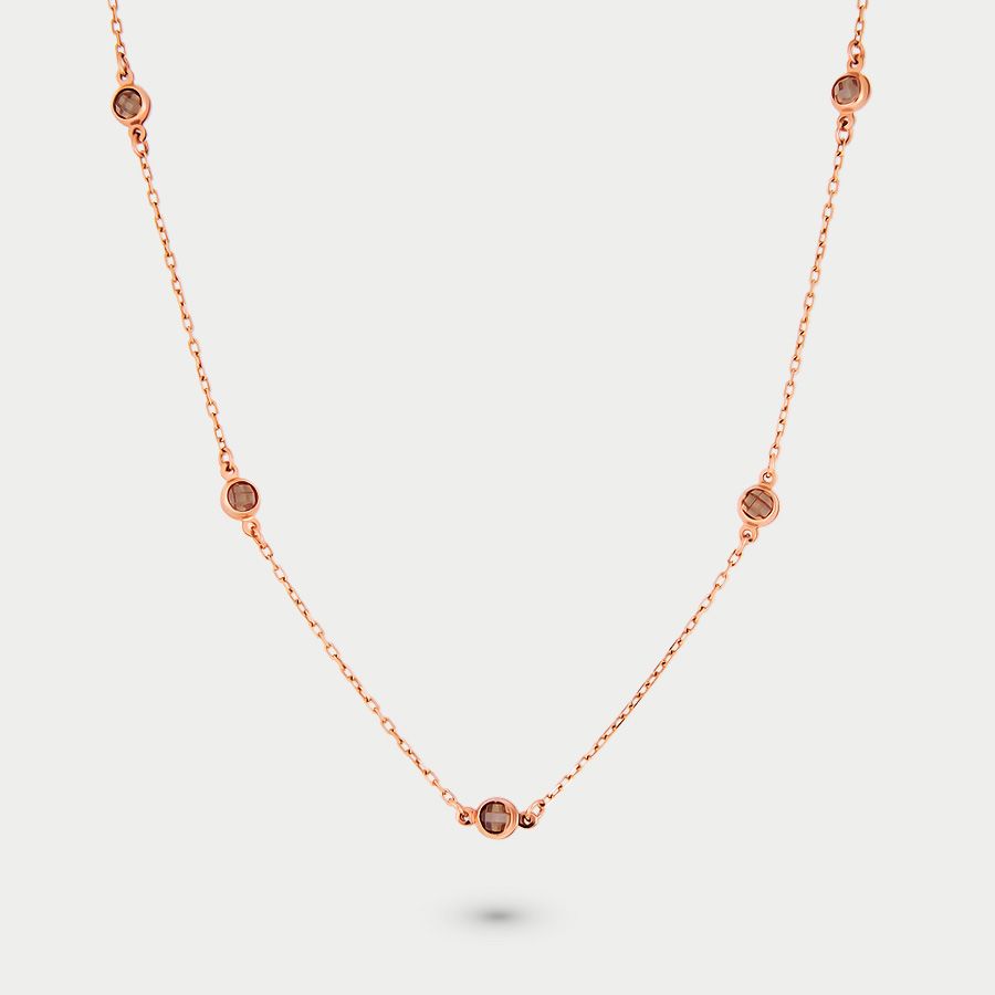 

Колье из золота с фианитом 40 см GOLD CENTER ЦК073, ЦК073
