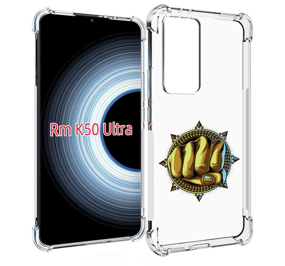

Чехол MyPads кулак для Xiaomi 12T / Redmi K50 Ultra, Прозрачный, Tocco