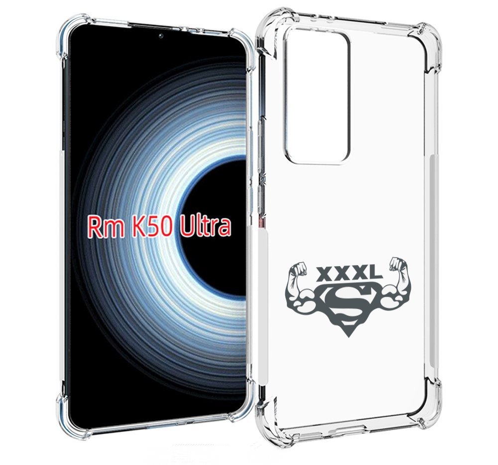 

Чехол MyPads бодибилдинг супермен для Xiaomi 12T / Redmi K50 Ultra, Прозрачный, Tocco