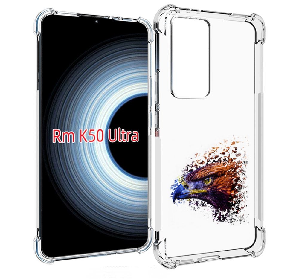 

Чехол MyPads красочный орел для Xiaomi 12T / Redmi K50 Ultra, Прозрачный, Tocco
