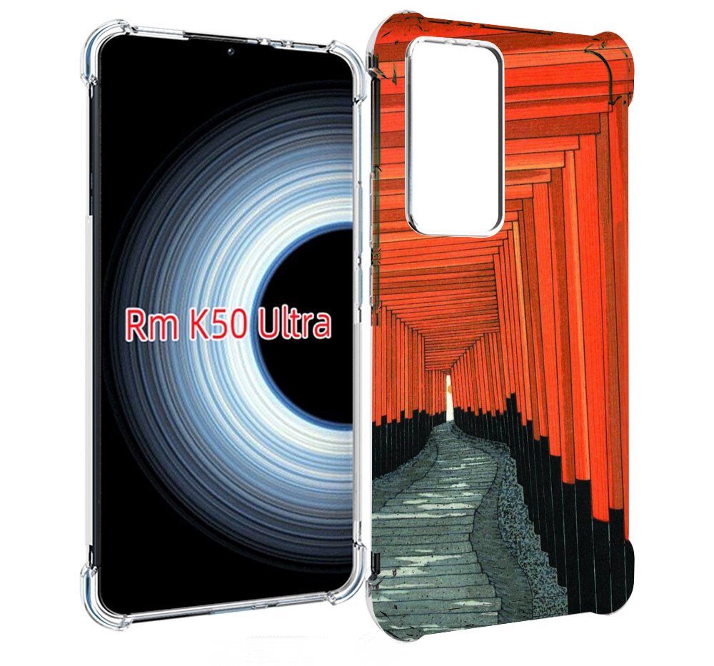 

Чехол MyPads красный коридор для Xiaomi 12T / Redmi K50 Ultra, Прозрачный, Tocco