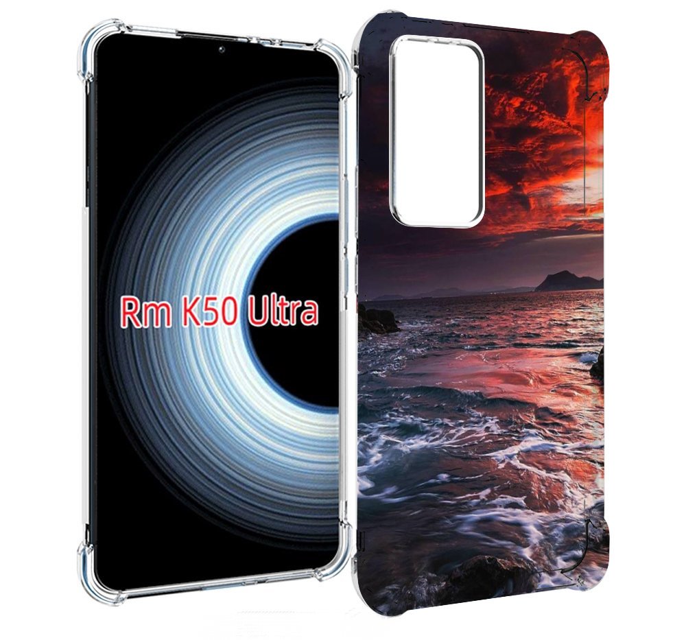 

Чехол MyPads красивый залив для Xiaomi 12T / Redmi K50 Ultra, Прозрачный, Tocco