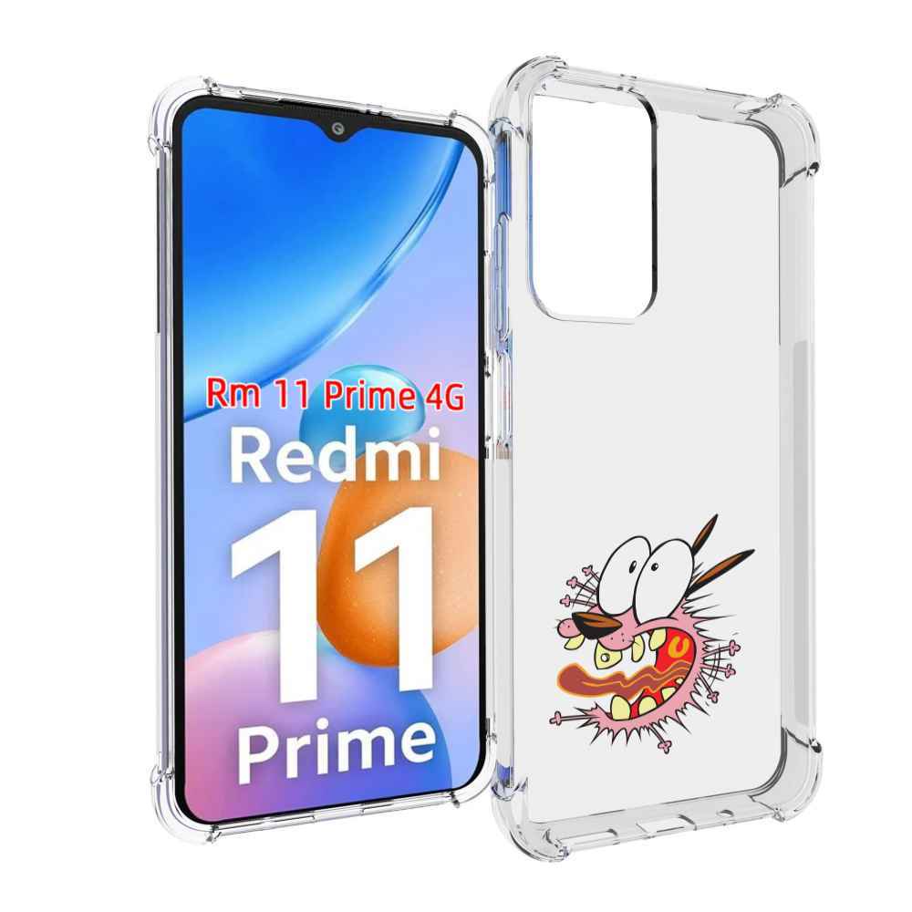 

Чехол MyPads испуганный бобик для Xiaomi Redmi 11 Prime 4G, Прозрачный, Tocco