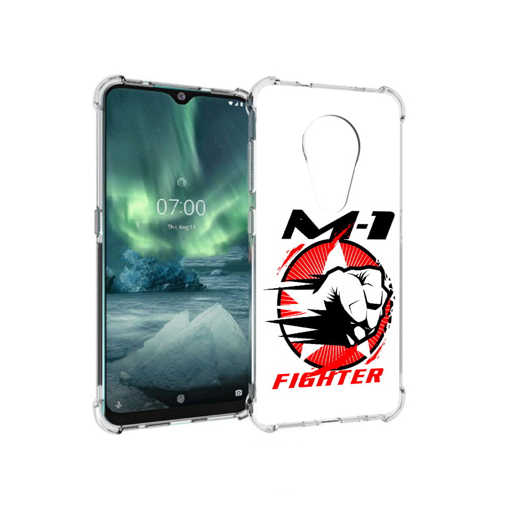 

Чехол MyPads Tocco для Nokia 7.2 единоборства М-1 (PT139171.105.342), Прозрачный, Tocco