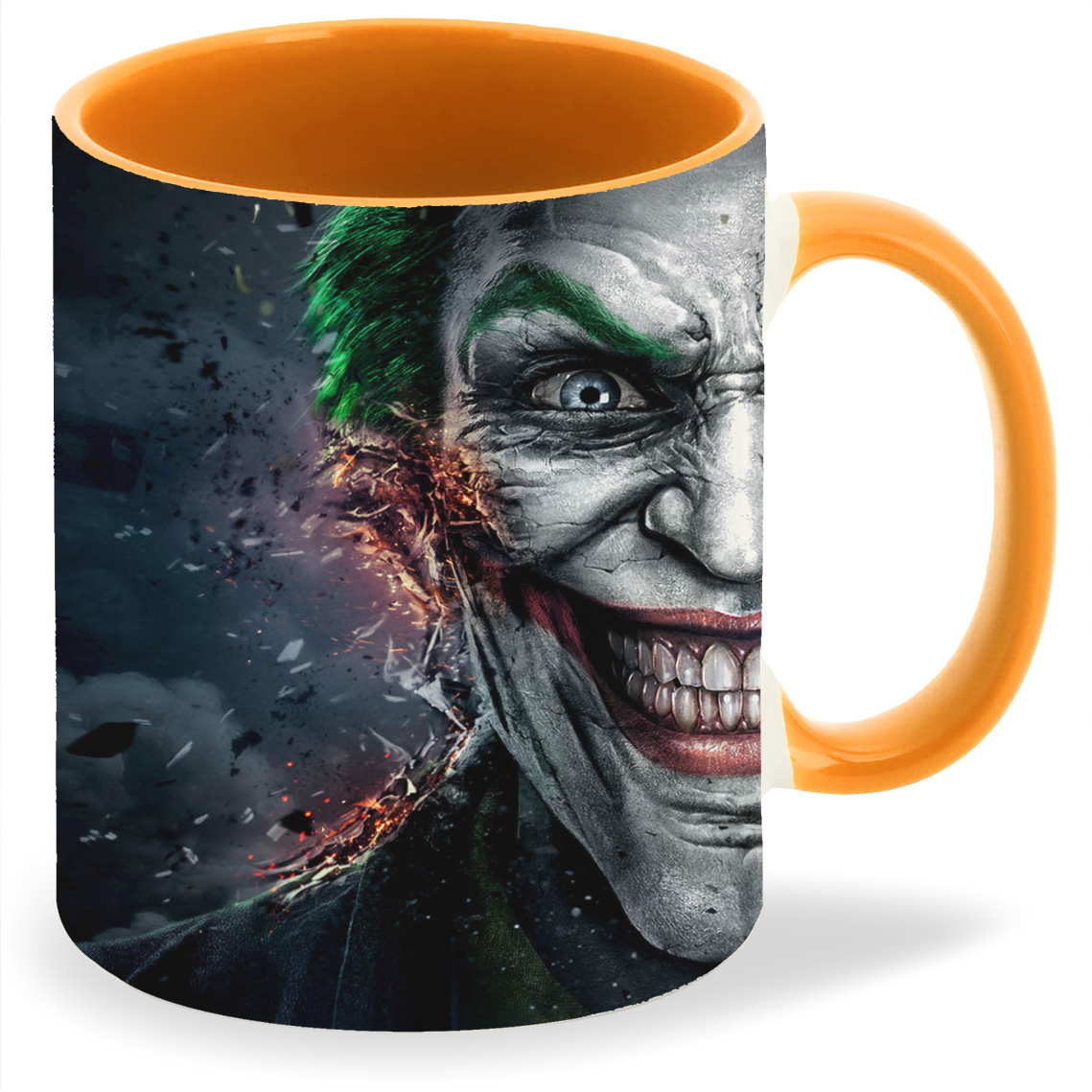 

Кружка CoolPodarok injustice gods among us Джокер Взрыв Обломки Дым, injustice gods among us Джокер Взрыв Обломки Дым