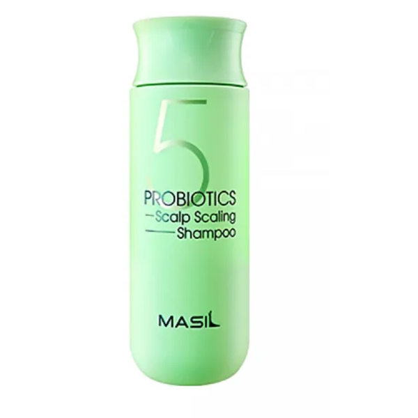 Шампунь Masil 5 Probiotics scalp scaling Shampoo глубоко очищающий с пробиотиками, 150 мл masil глубокоочищающий шампунь с пробиотиками 5 probiotics scalp scaling shampoo 300 0