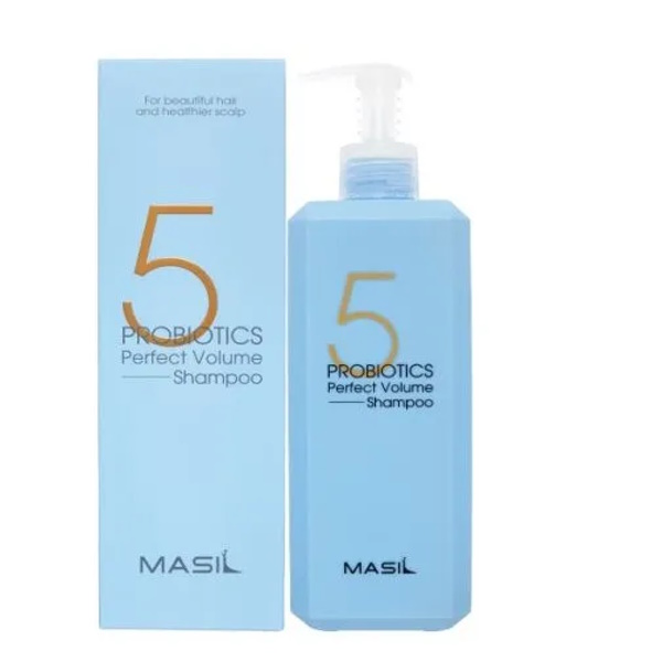 фото Шампуньmasil 5 probiotics perfect volume shampoo для объема волос с пробиотиками, 500 мл