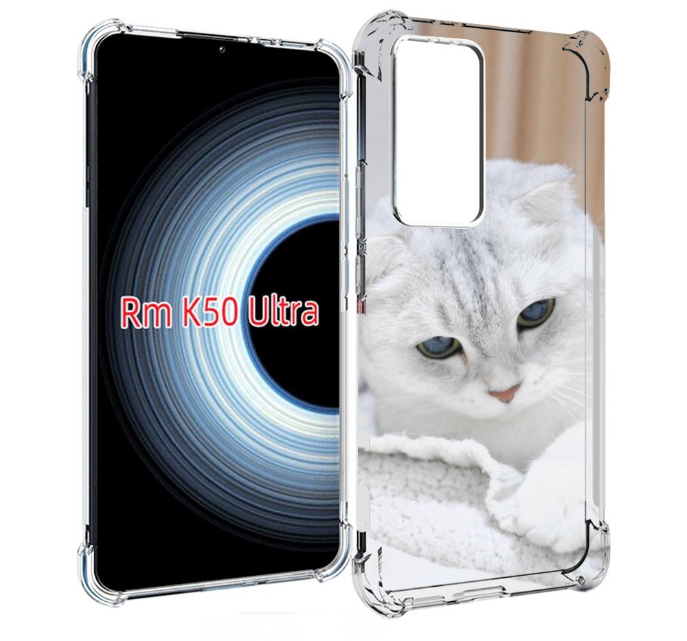 

Чехол MyPads кошка чаузи для Xiaomi 12T / Redmi K50 Ultra, Прозрачный, Tocco