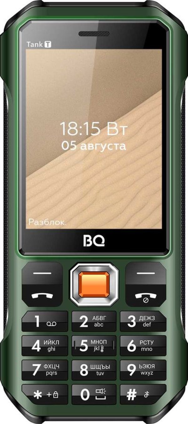 

Сотовый телефон BQ BQ-2824 Tank T Dark Green