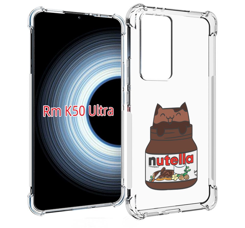 

Чехол MyPads кошечка-в-нутелле для Xiaomi 12T/Redmi K50 Ultra, Прозрачный, Tocco
