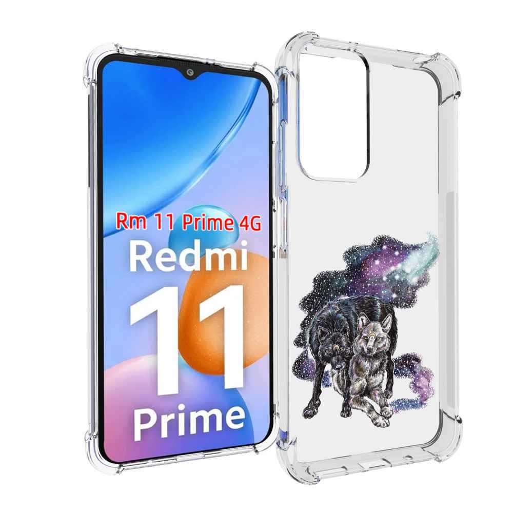 

Чехол MyPads звездные волки для Xiaomi Redmi 11 Prime 4G, Прозрачный, Tocco