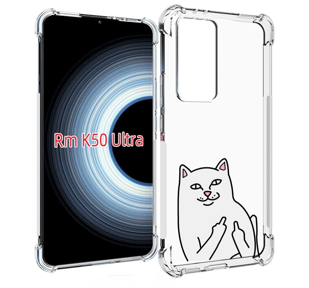 

Чехол MyPads котяра для Xiaomi 12T / Redmi K50 Ultra, Прозрачный, Tocco