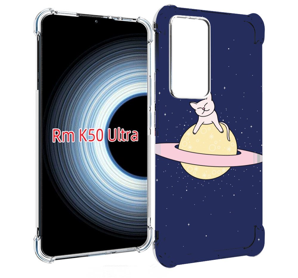 

Чехол MyPads котик на планете для Xiaomi 12T / Redmi K50 Ultra, Прозрачный, Tocco