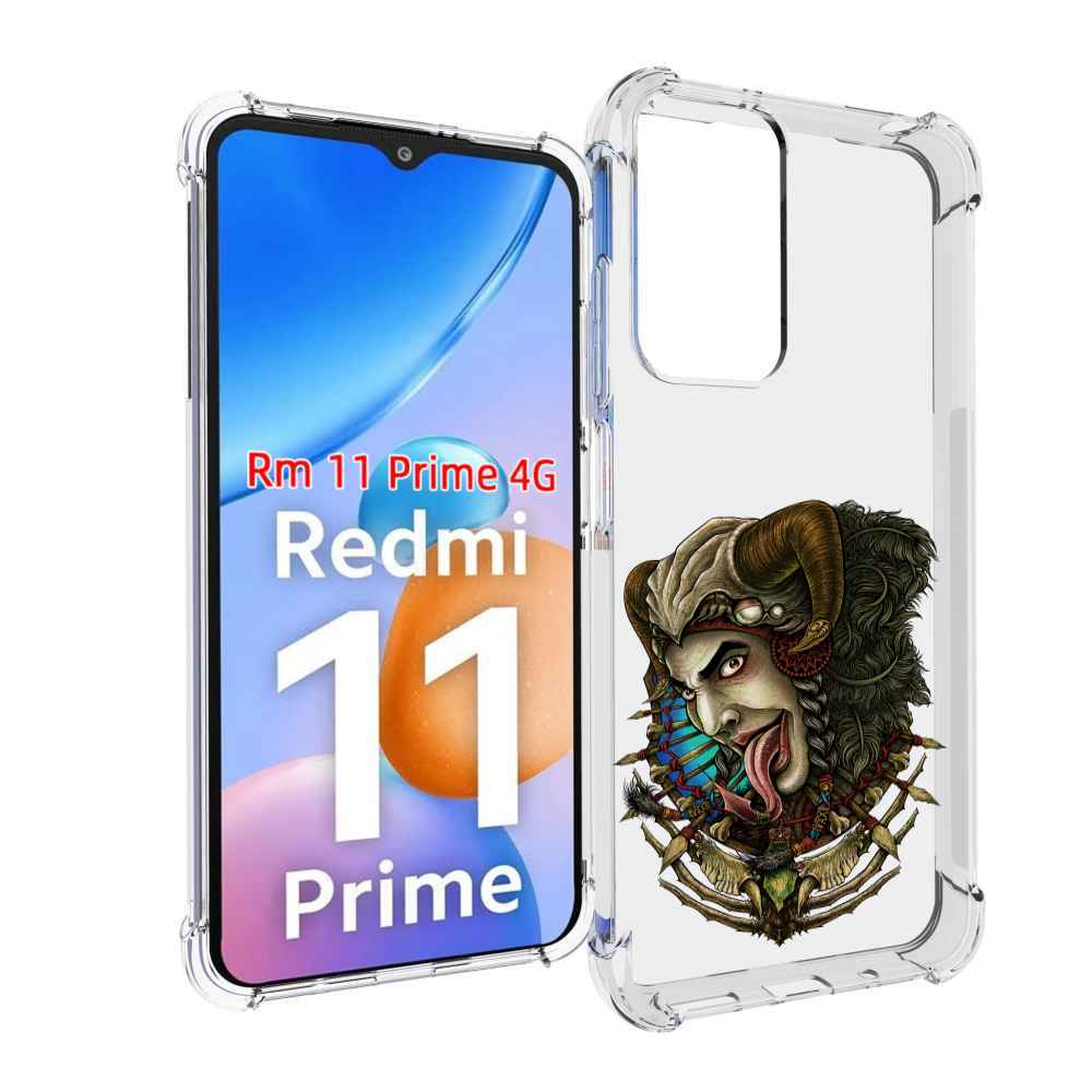 

Чехол MyPads длинный язык для Xiaomi Redmi 11 Prime 4G, Прозрачный, Tocco