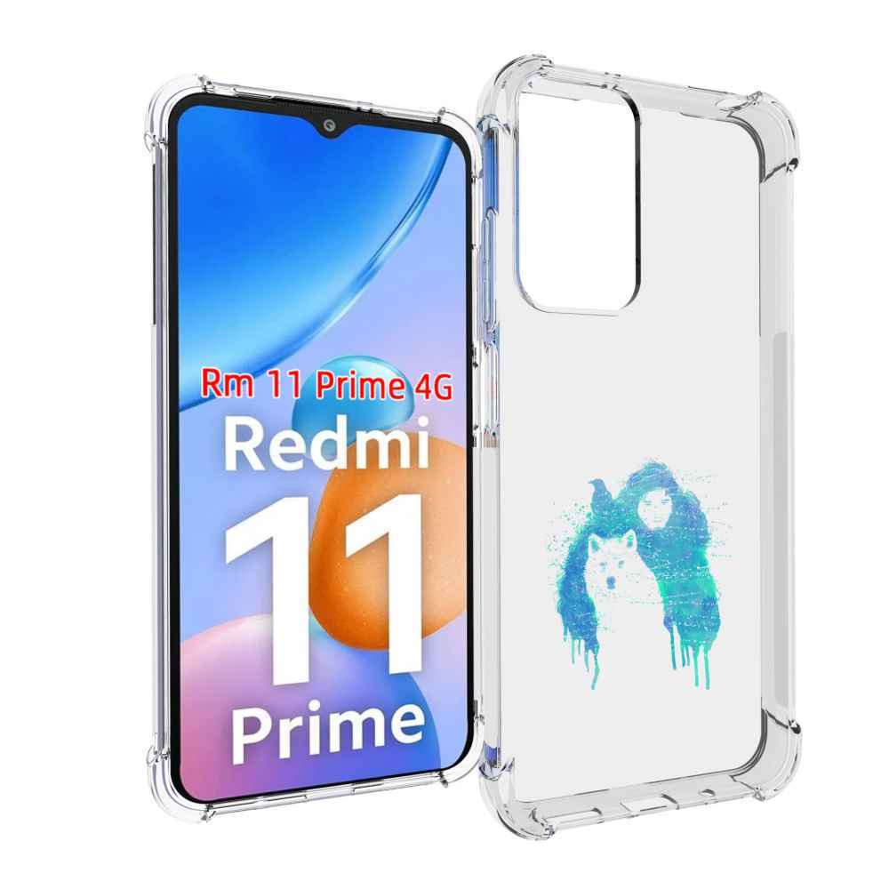 

Чехол MyPads джон сноу для Xiaomi Redmi 11 Prime 4G, Прозрачный, Tocco