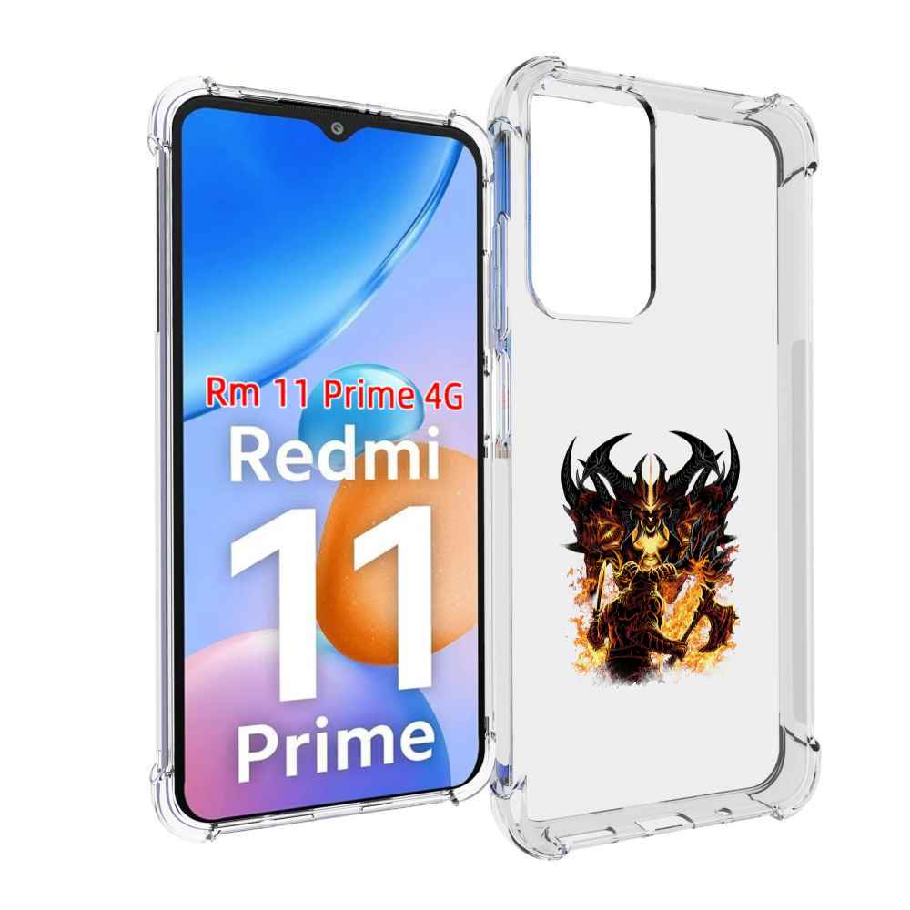 

Чехол MyPads демон shadow fiend для Xiaomi Redmi 11 Prime 4G, Прозрачный, Tocco