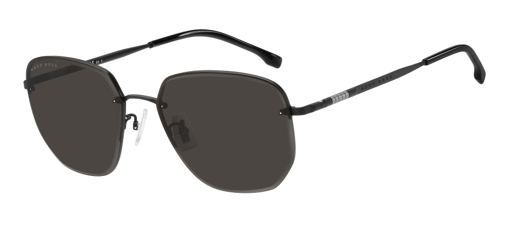 Солнцезащитные очки мужские HUGO BOSS 1344/F/SK MTT BLACK серые