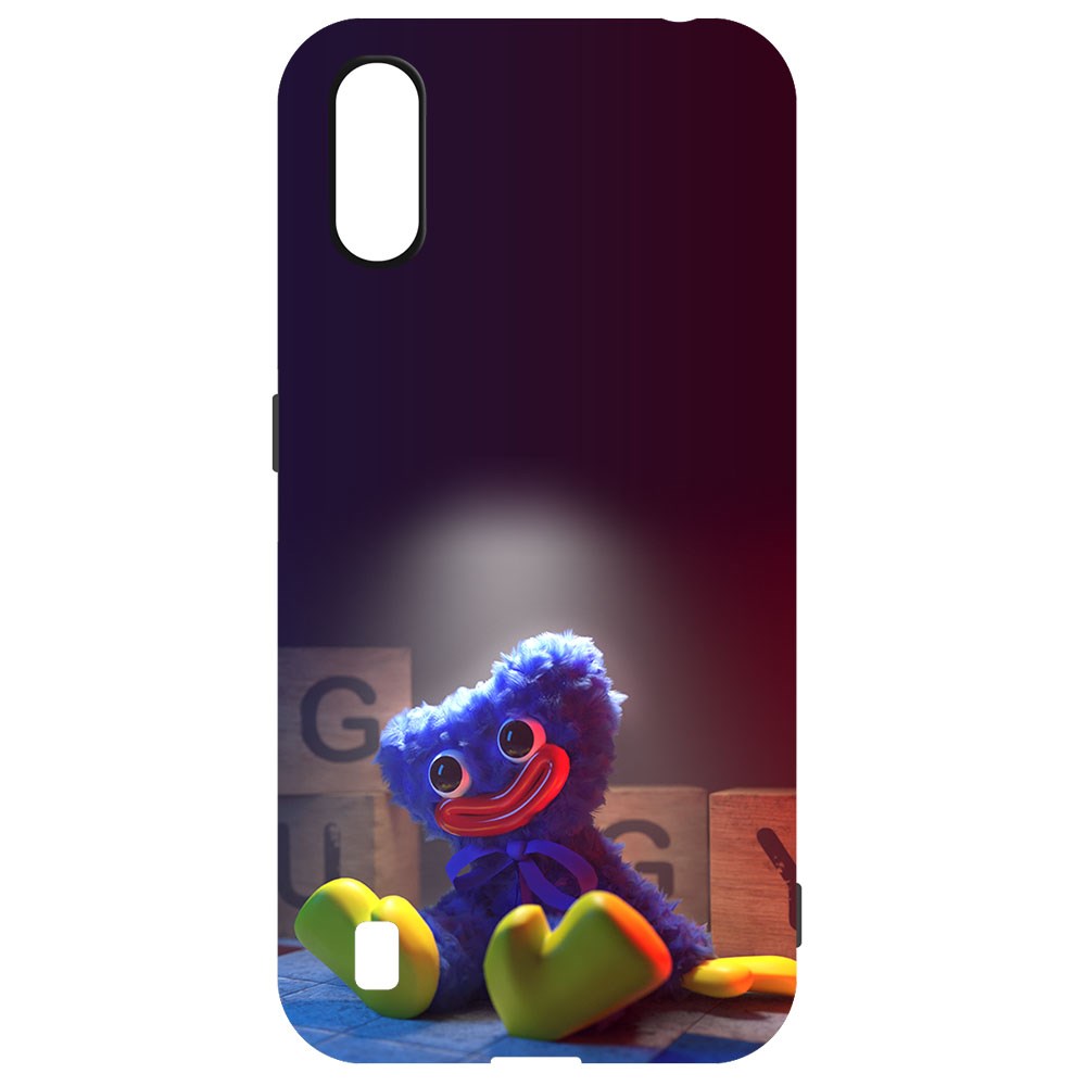 

Чехол-накладка Софт Хаги Ваги игрушка для Samsung Galaxy A01 (A015), Черный