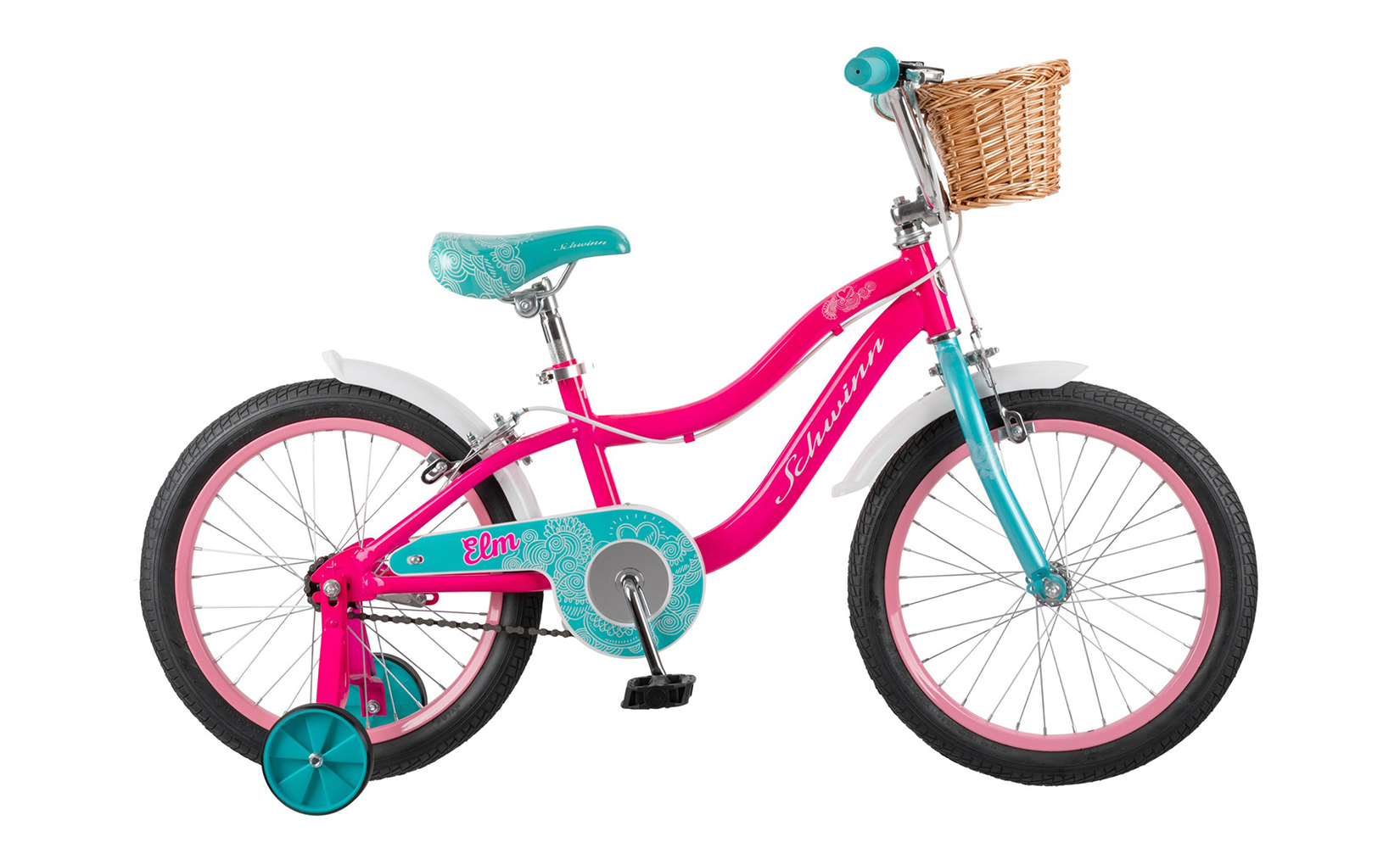 фото Детский велосипед schwinn elm 18 + корзина (2021) (one size)