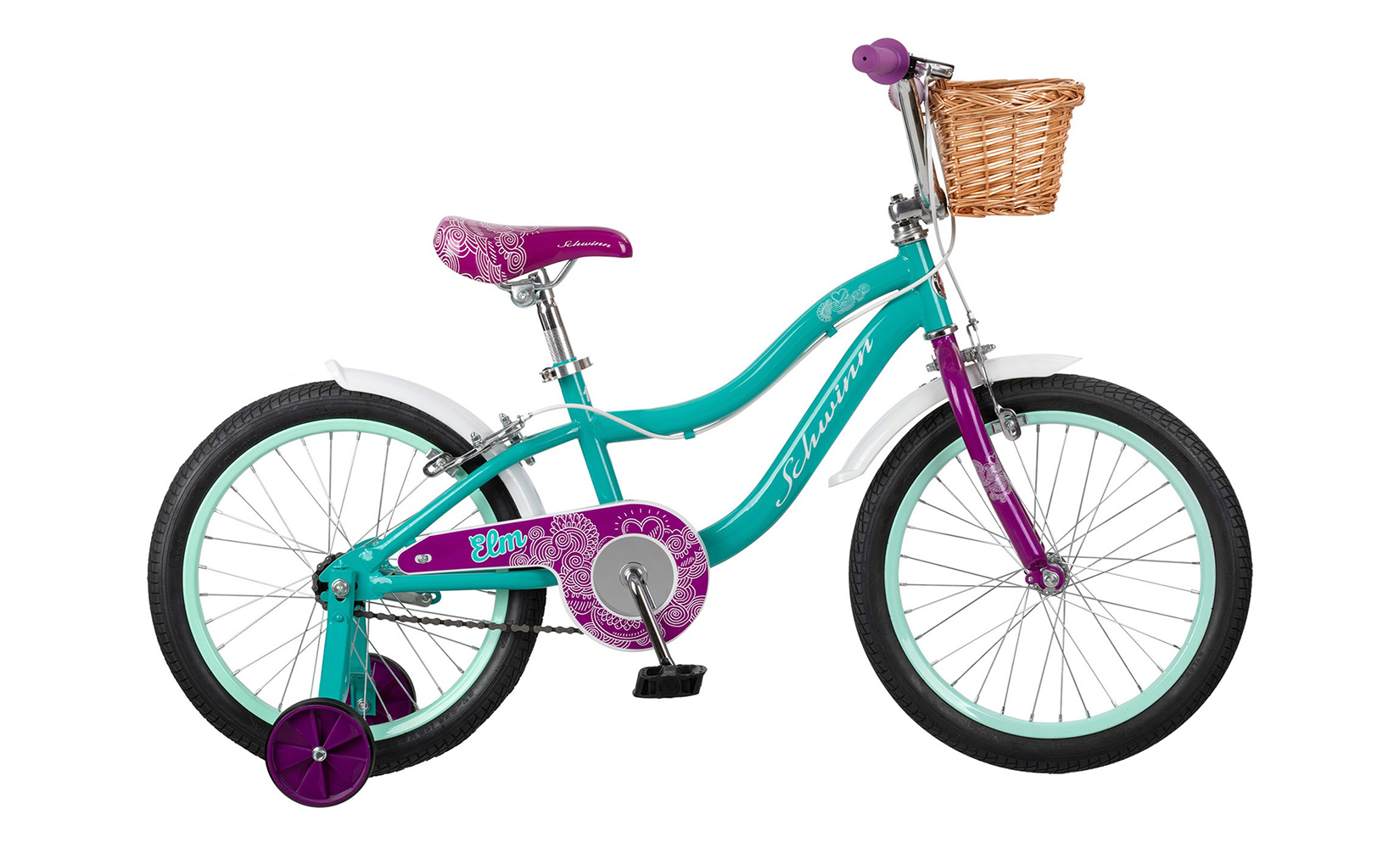 фото Детский велосипед schwinn elm 18 + корзина (2021) (one size)