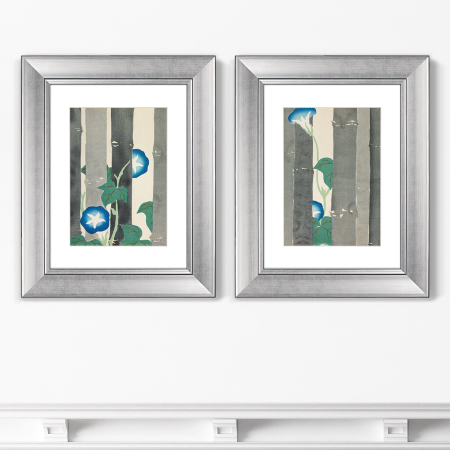 

Набор из 2-х репродукций Morning glories from Momoyogusa-Flowers 1909г. 40,5х50,5см