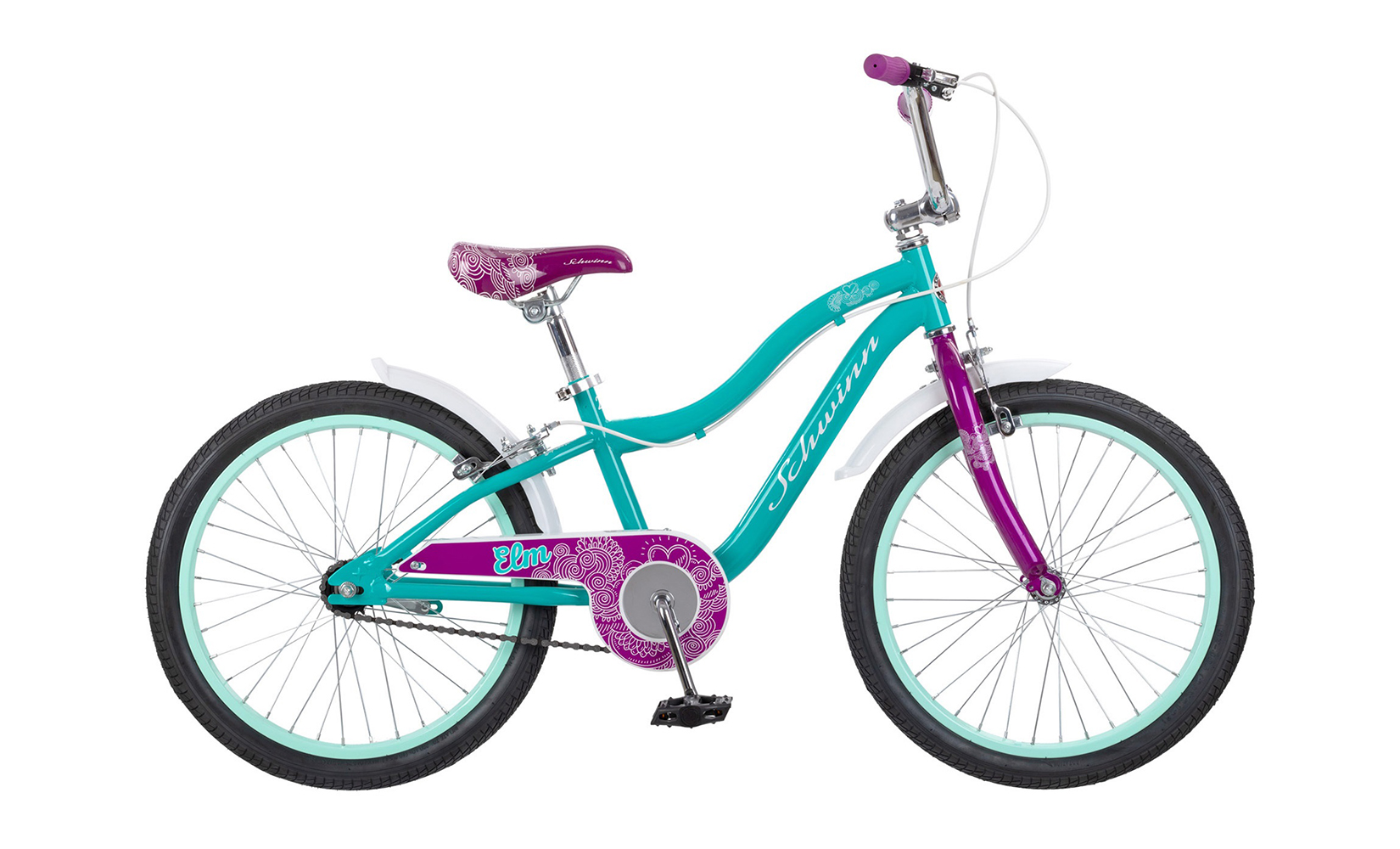 фото Детский велосипед schwinn elm 20 (2021) (one size) darkturquoise/darkmagenta