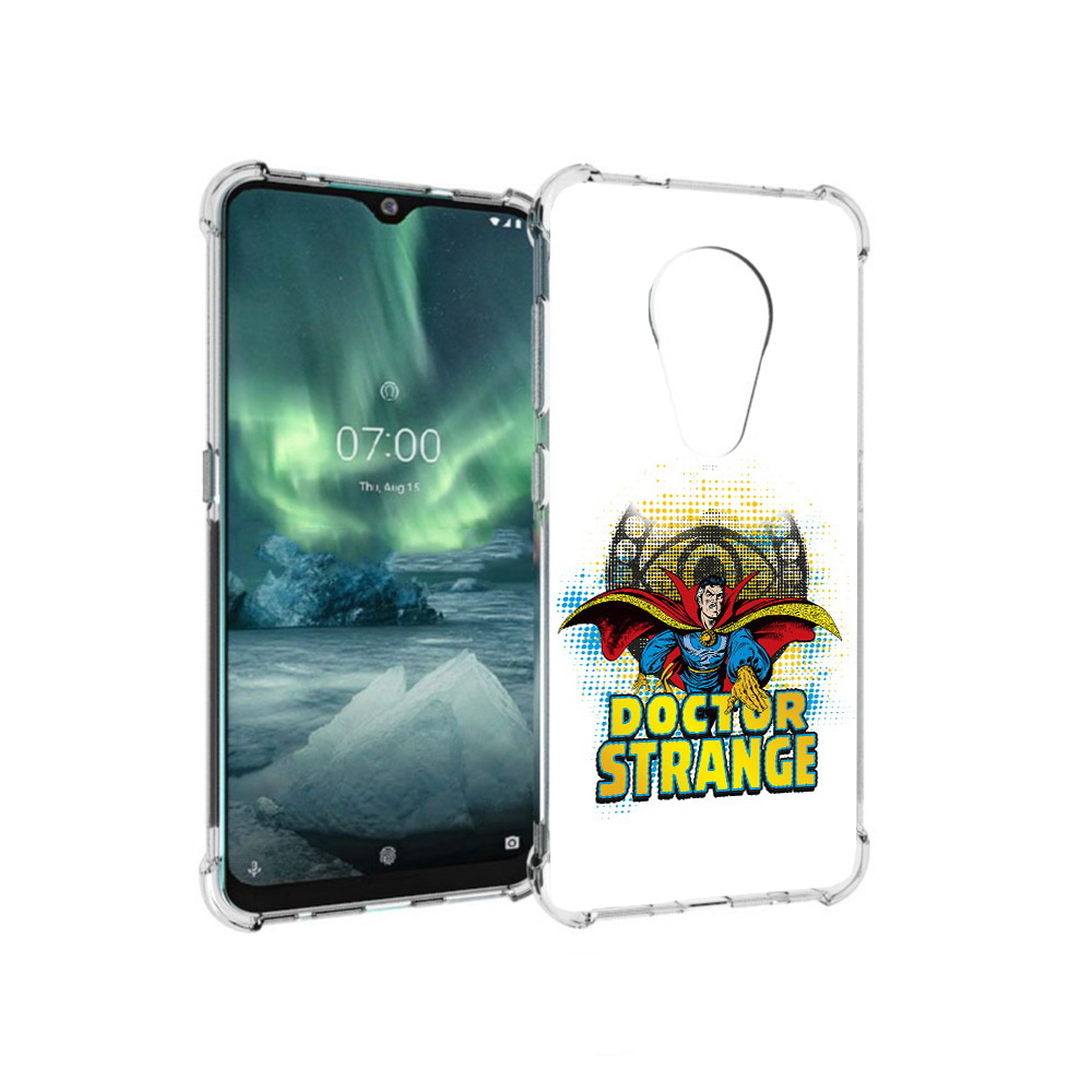 

Чехол MyPads Tocco для Nokia 7.2 доктор стренж рисунок (PT139171.105.335), Прозрачный, Tocco