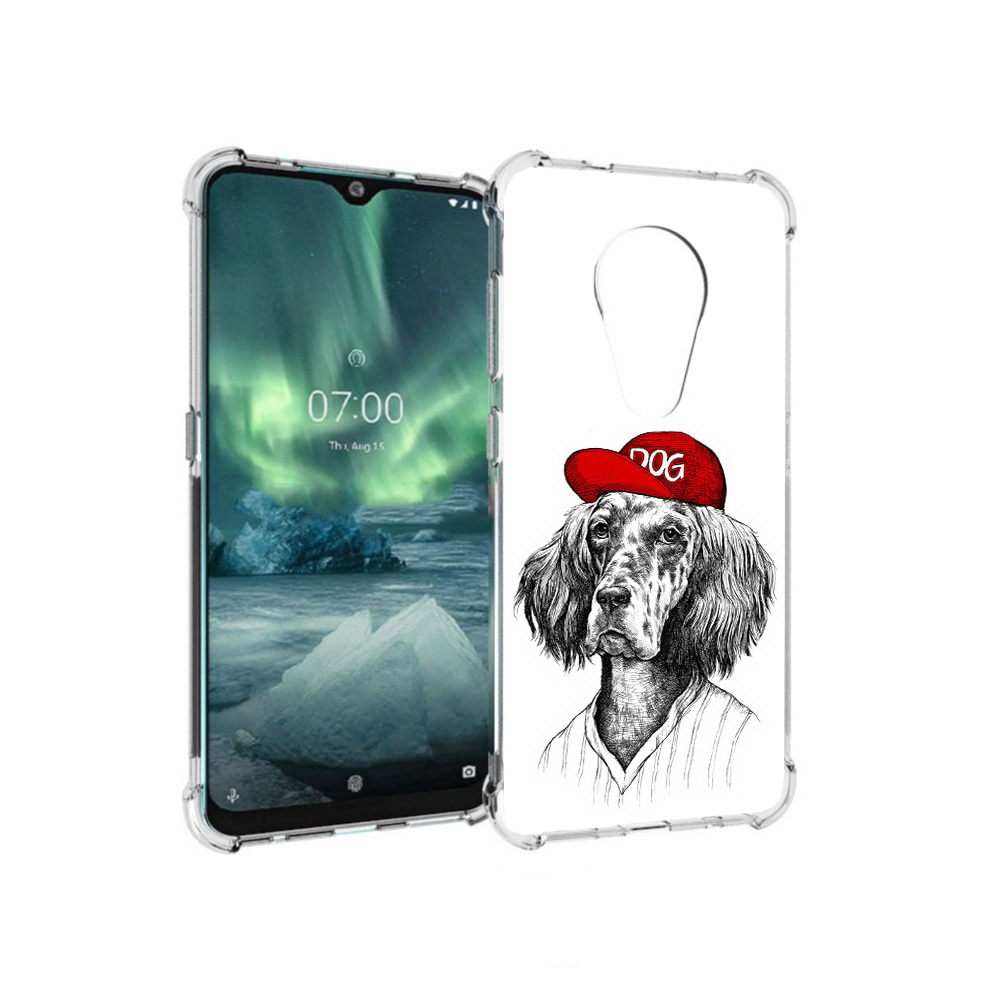 

Чехол MyPads Tocco для Nokia 7.2 дог (PT139171.105.333), Прозрачный, Tocco