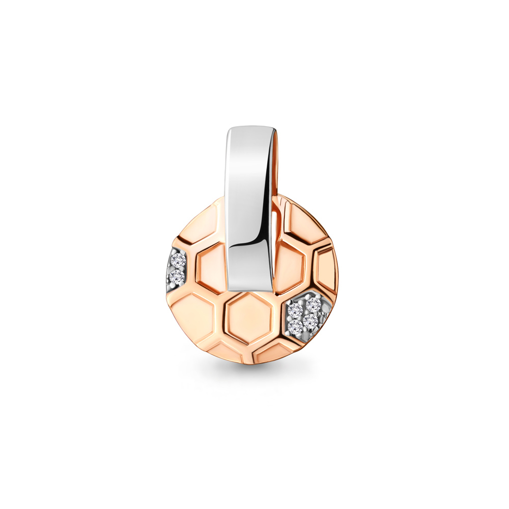 

Подвеска из серебра с фианитом Aquamarine 24326А_925_з, 24326А_925_з