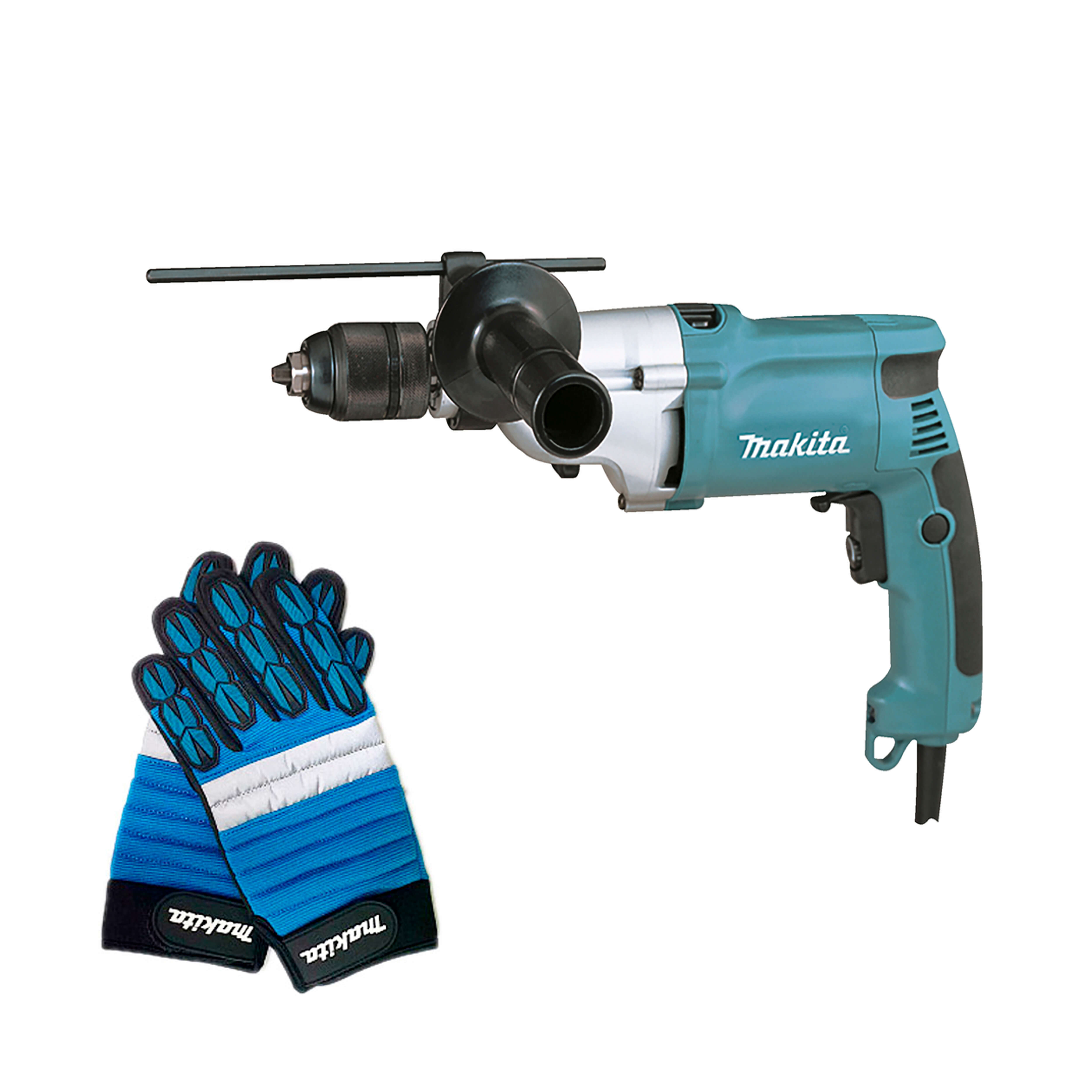 

Дрель ударная MAKITA HP2051F + Перчатки, HP2051F