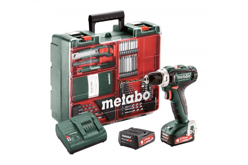 Шуруповерт Metabo PowerMaxx BS 12 Set