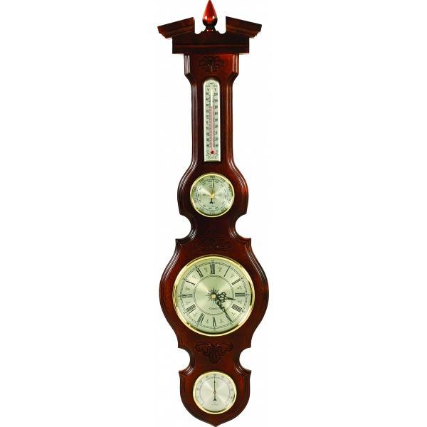 Балаково Настенные часы М-95 с барометром, гигрометром и термометром