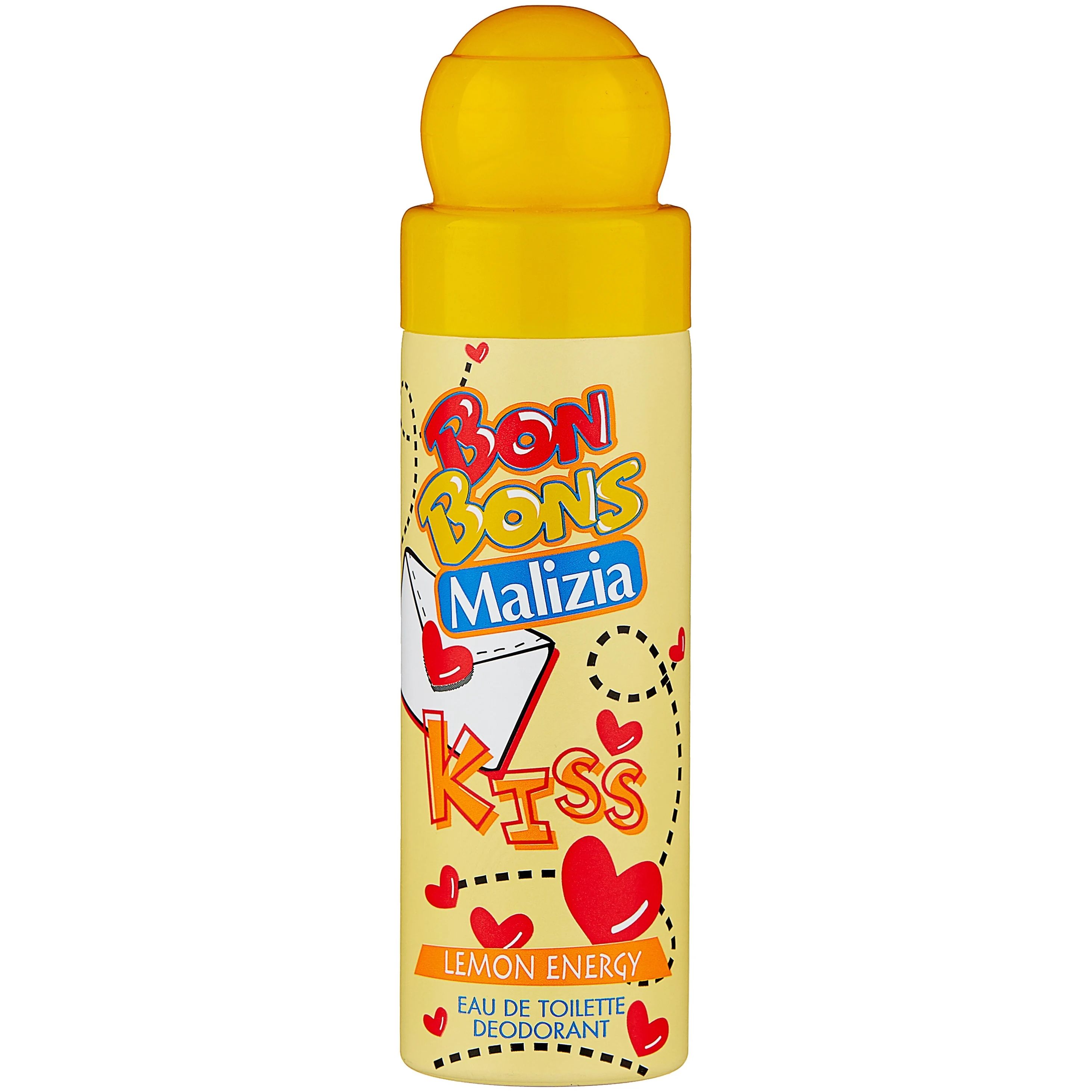 Дезодорант аэрозоль для тела Malizia Bon Bons Lemon Energy детский 75 мл дезодорант rexona ультраневидимый для мужчин спрей 150 мл