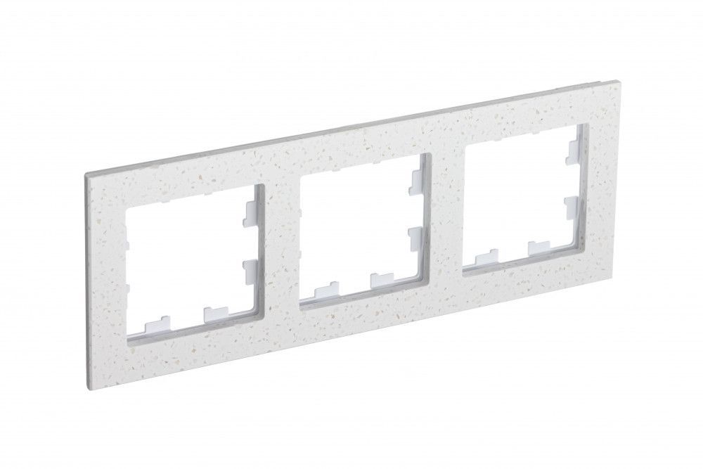 

ATLASDESIGN NATURE 3-постовая Рамка, МРАМОР КРЕМ РОЯЛ Schneider Electric ATN343103, Бежевый, ATN343103