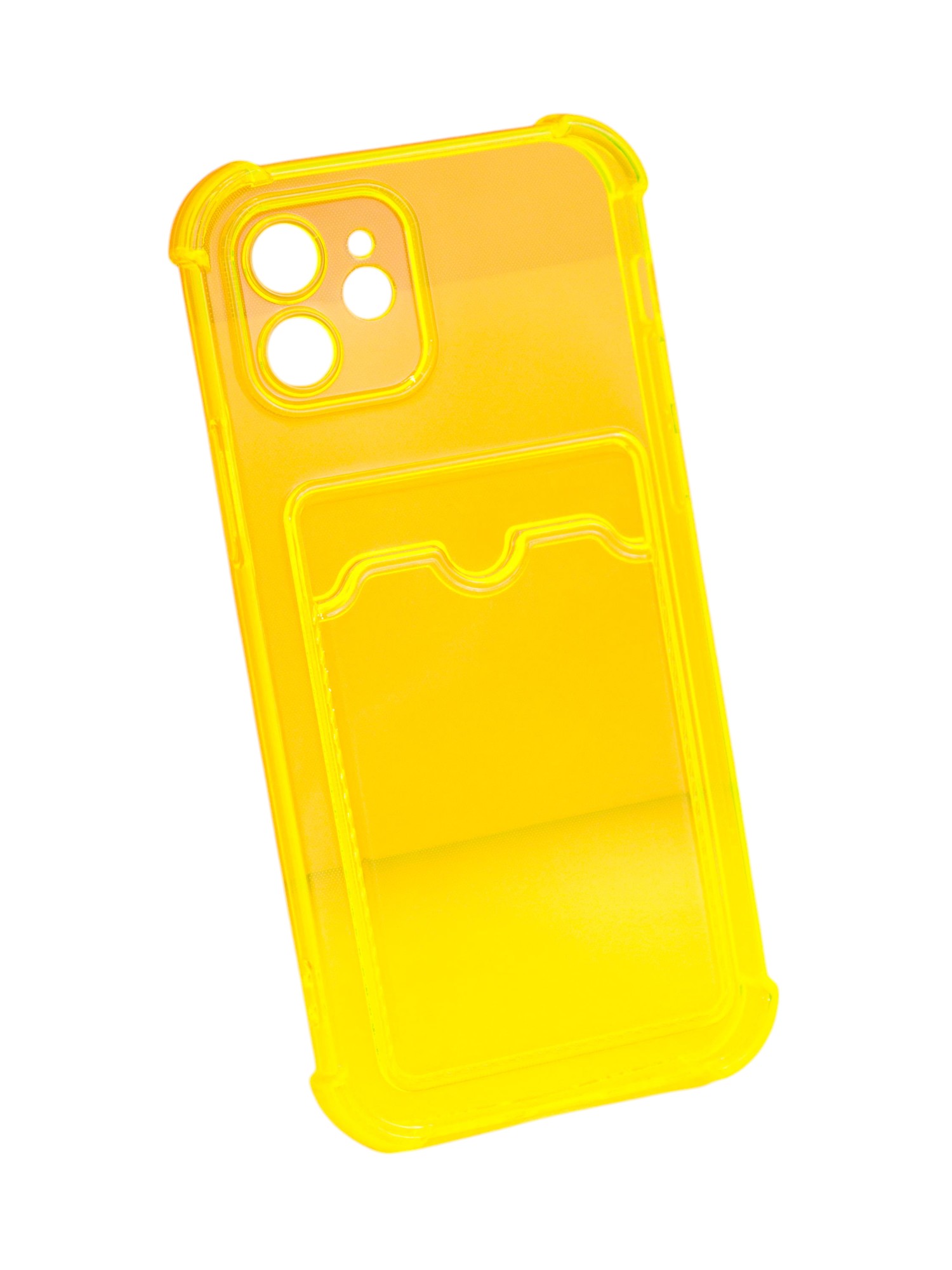 

Чехол О'кейси для Apple iPhone 12 прозрачный,желтый
