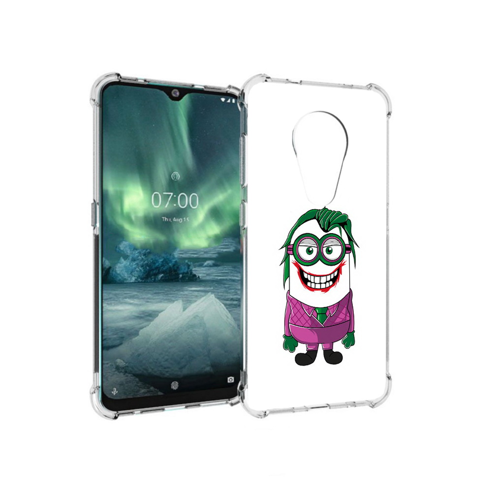 

Чехол MyPads Tocco для Nokia 7.2 джокер миньон (PT139171.105.322), Прозрачный, Tocco