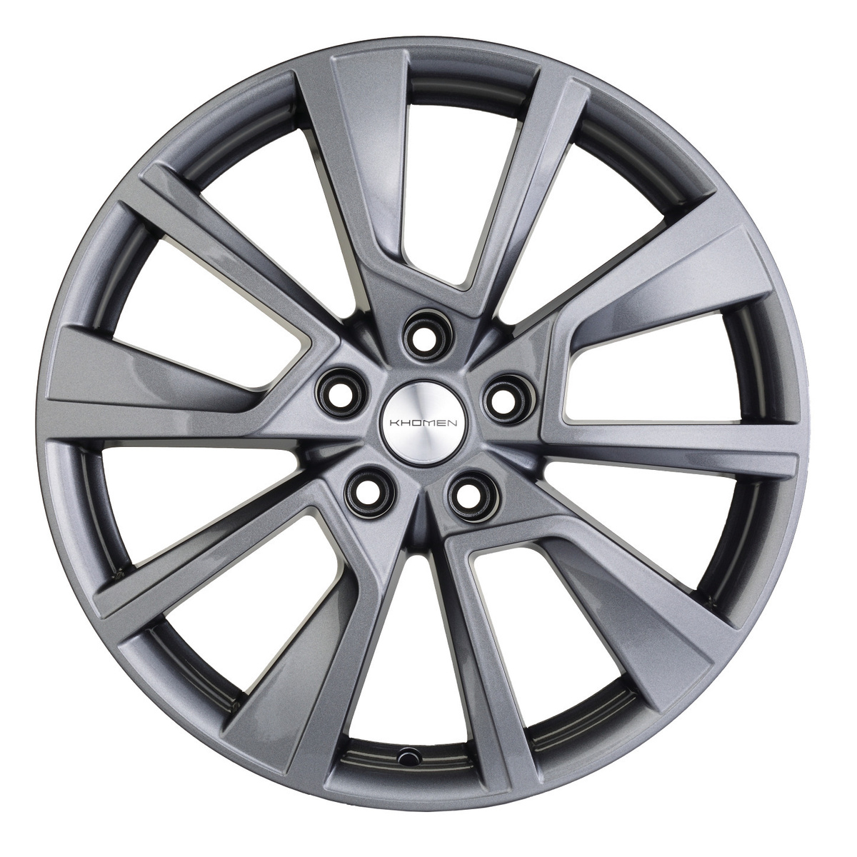 

Колесный диск Khomen Wheels KHW1802 (GF) 7xR18 ET48.5 5*114.3 D67.1, Серый