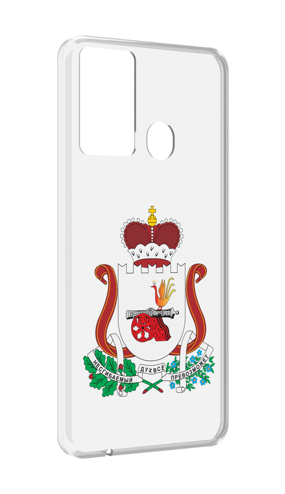 

Чехол MyPads герб-смоленскои-области для Itel P37/Itel Vision 2S, Прозрачный, Tocco