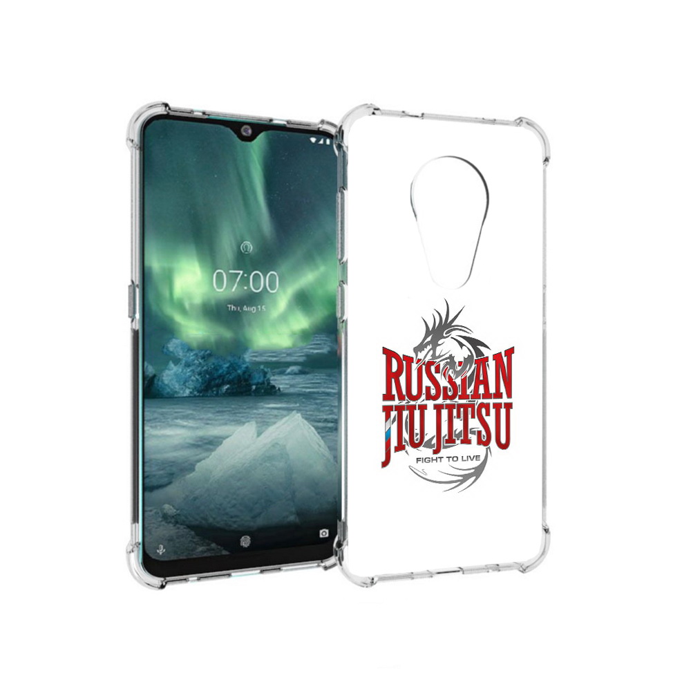 

Чехол MyPads Tocco для Nokia 7.2 джиу джитсу (PT139171.105.321), Прозрачный, Tocco