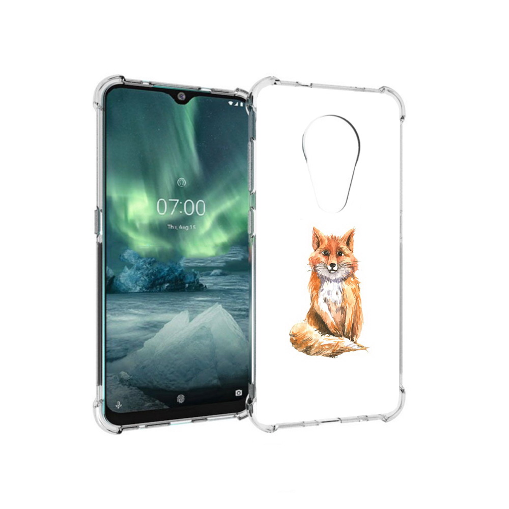 

Чехол MyPads Tocco для Nokia 7.2 детская лиса (PT139171.105.320), Прозрачный, Tocco