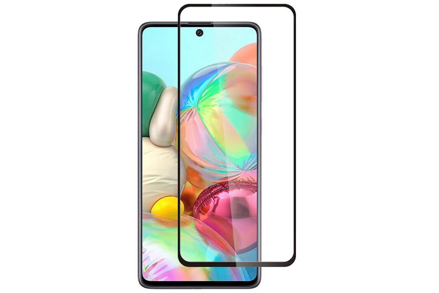 

Защитное стекло Bingo 9D для Samsung A72 (Черное)