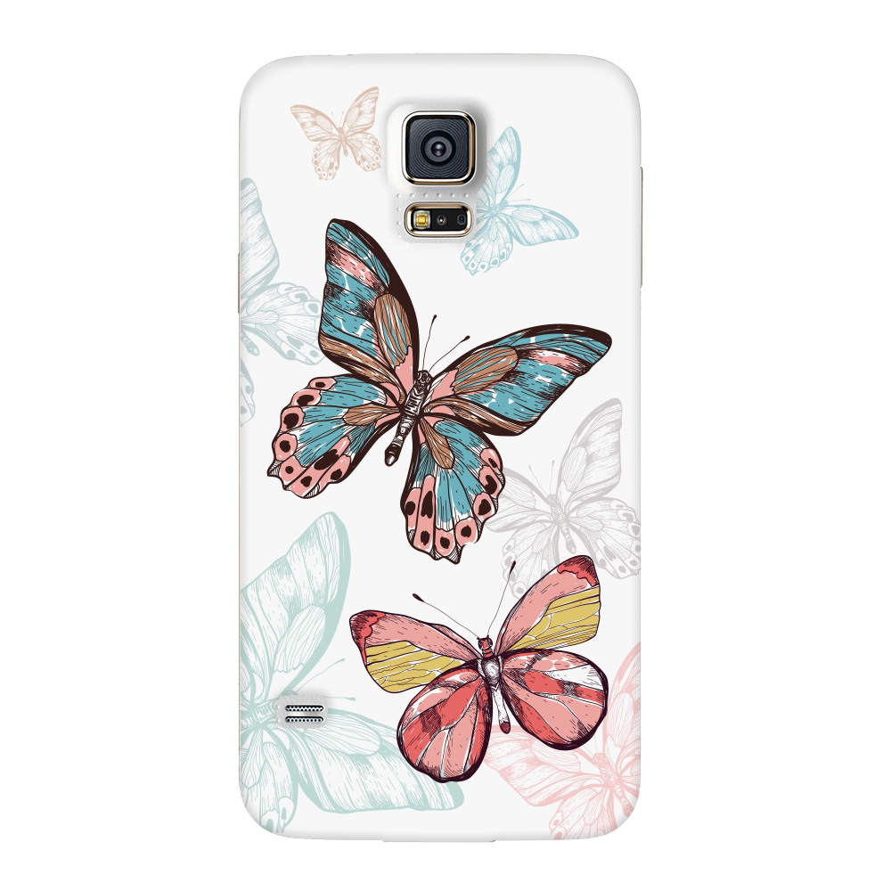 

Чехол Deppa Art Case Pastel бабочки для Samsung Galaxy S5 + защитная пленка, Разноцветный, Art Case