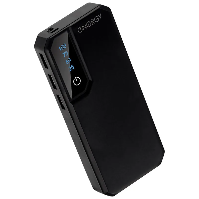 

Мобильный аккумулятор ENERGY Power Bank 6000 черный 103572