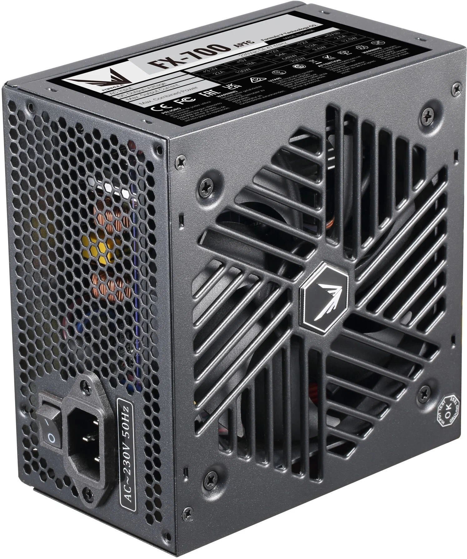 

Блок питания FORMULA 700W (FX-700), Черный
