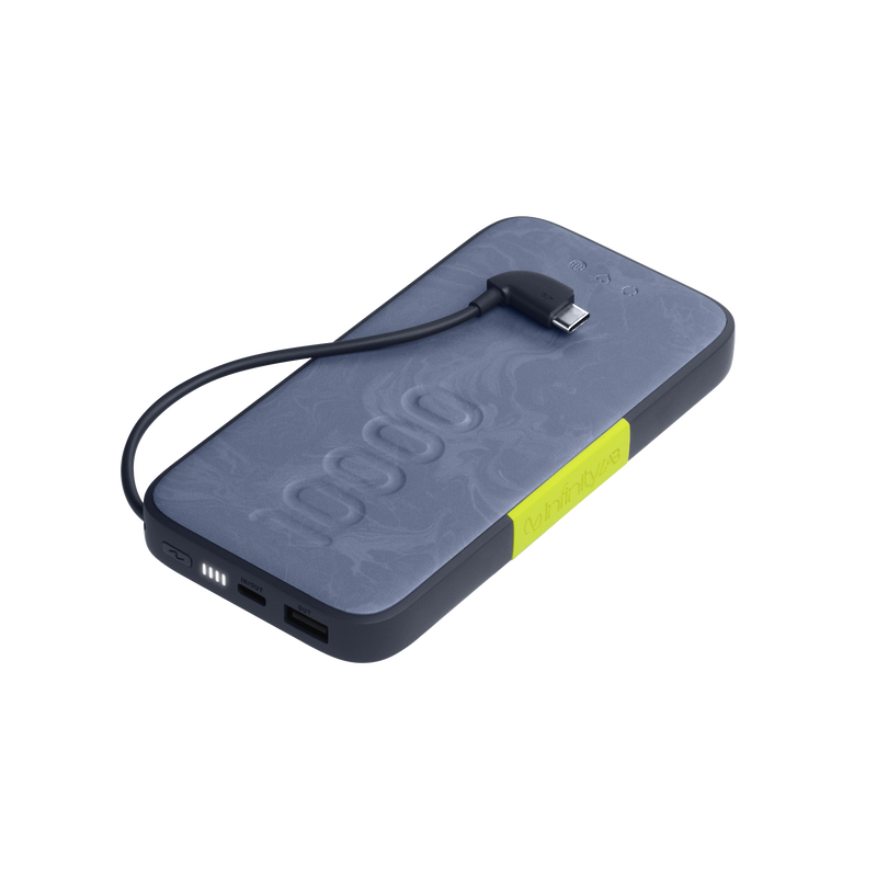 

InfinityLab InstantGo 10000 Built-in USB-C Cable, 30W, 1xUSB-C, 1xUSB-A, 0.230 кг
